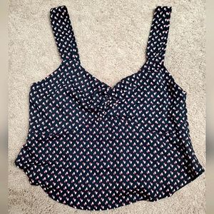 Valentine's Day Hearts Crop Top Size Small